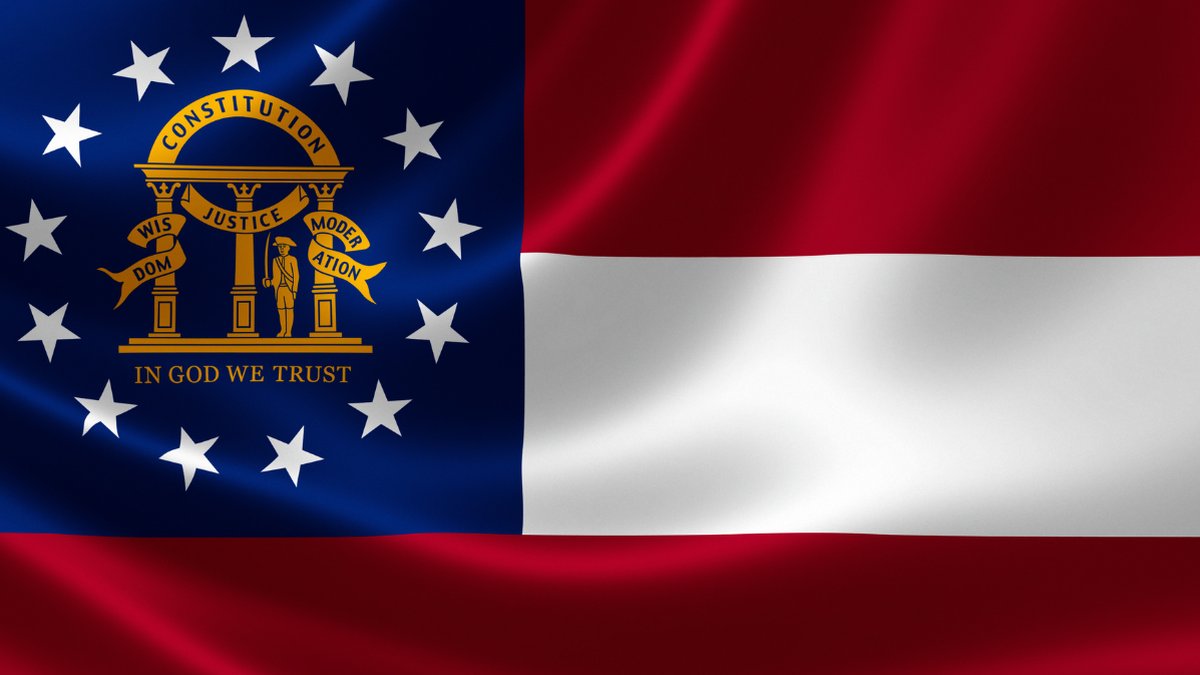 The Georgia state flag